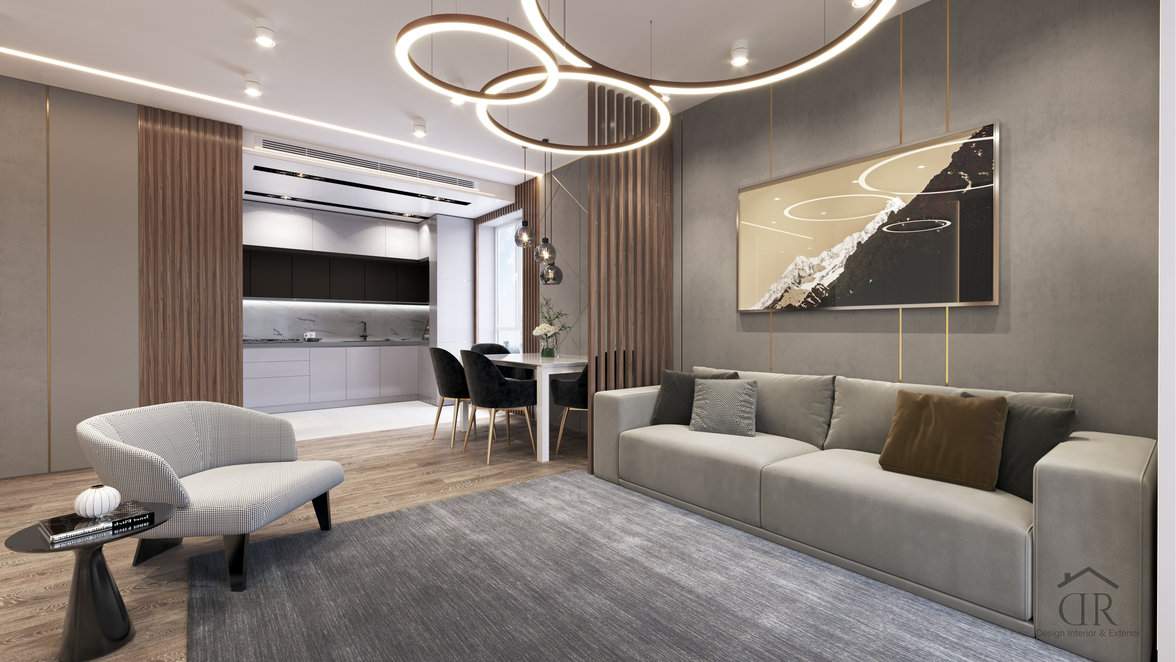 现代风格两室公寓设计-11