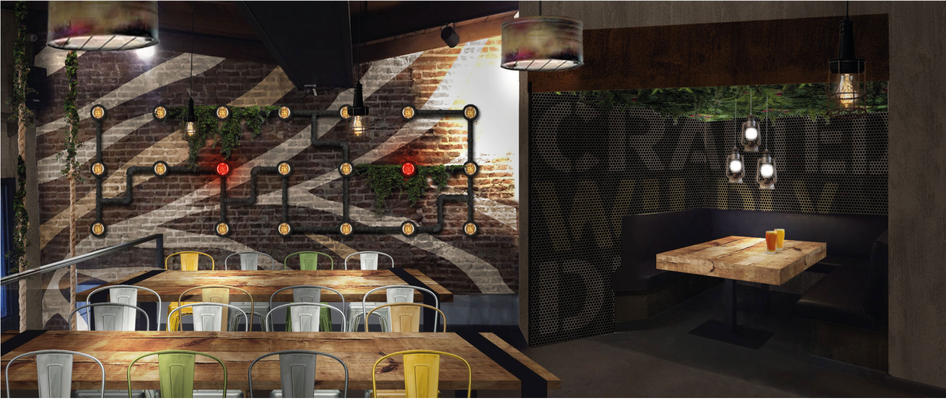 Wild Hops 啤酒品牌室内设计-25