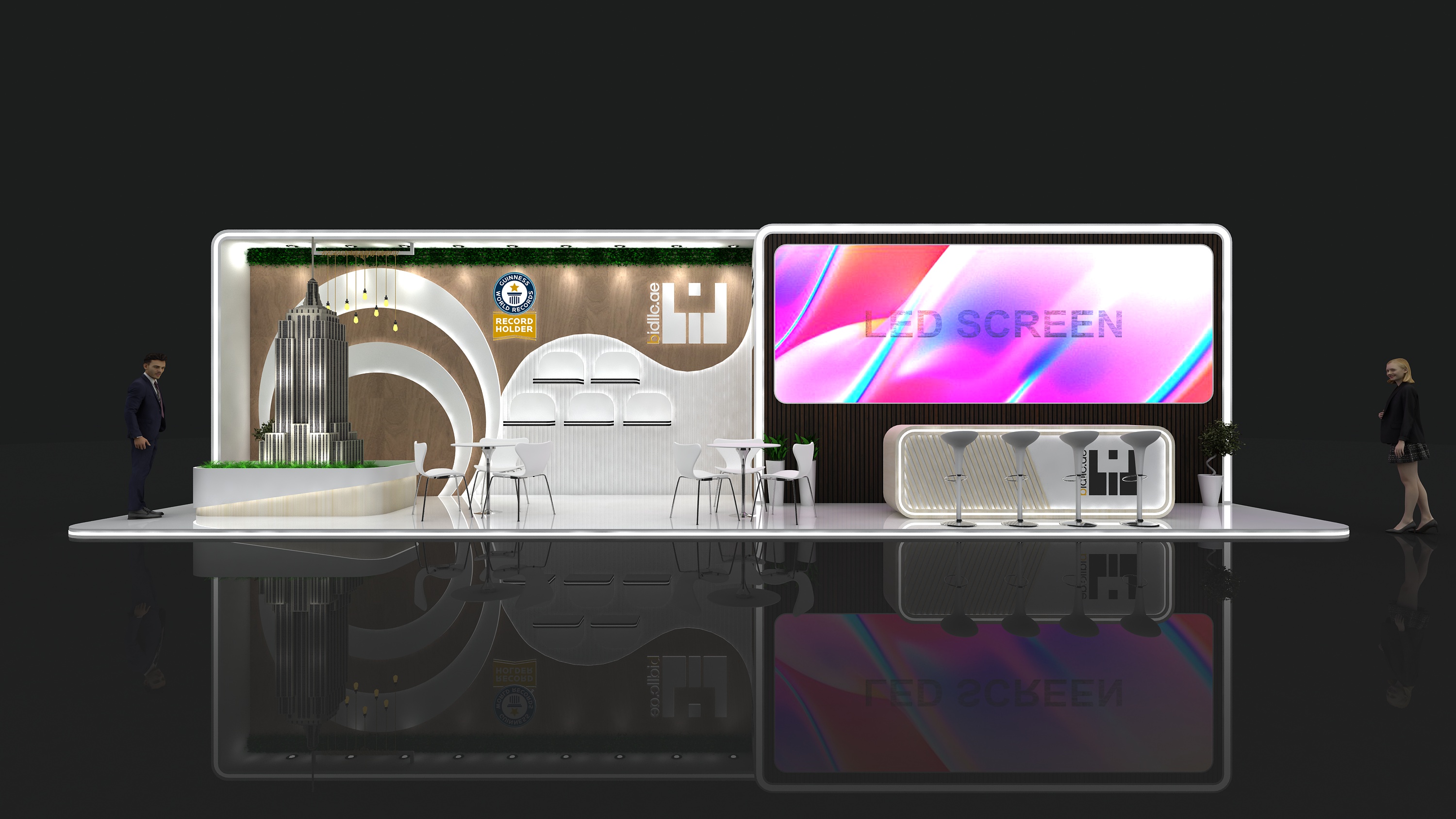 BIDLLC 12X3M STALL DESIGN IN SAUDI-1