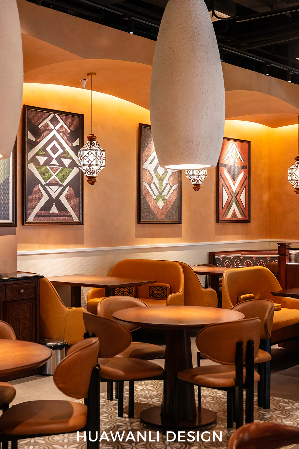 花万里出品 | 顺明新疆风味餐厅全案策划设计-9