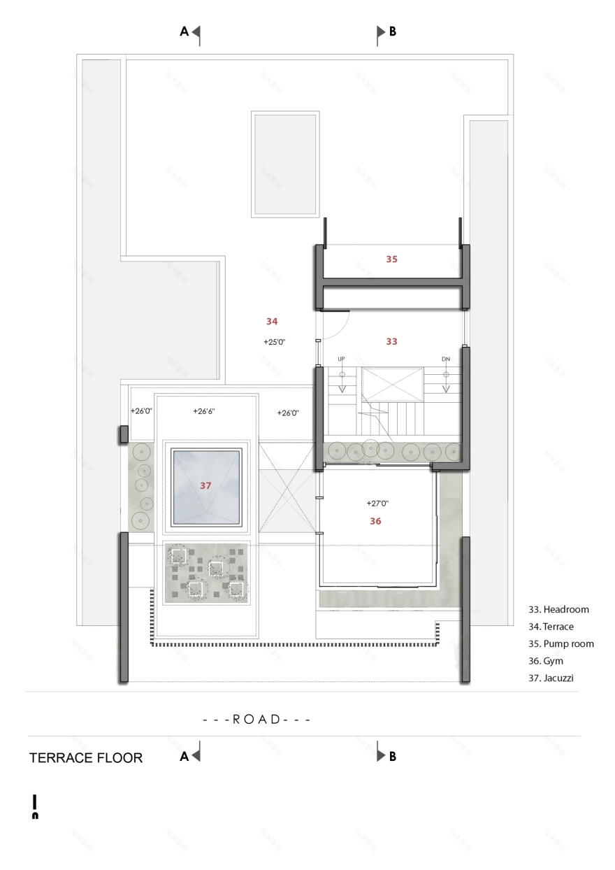 勒宁静之屋丨印度本地治里丨Studio WhiteScape-37