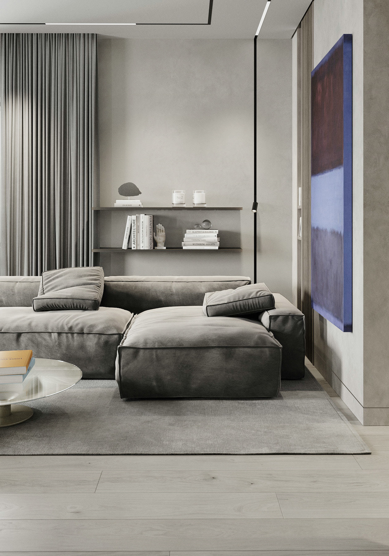 莫斯科简约风空间设计丨俄罗斯莫斯科-2