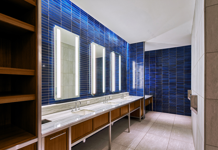 Detroit Pistons Player Space at Little Caesars Arena | ROSSETTI-17