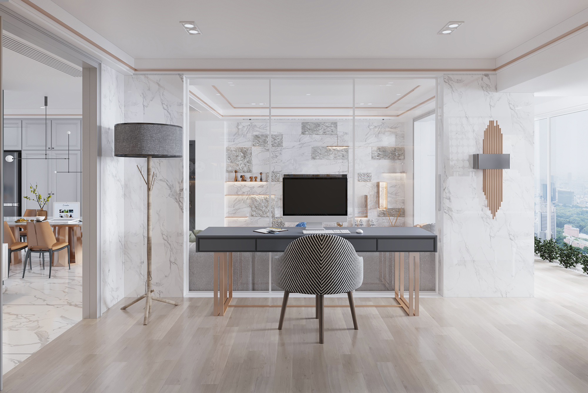 乐山雅居乐小书房与儿童房设计-10