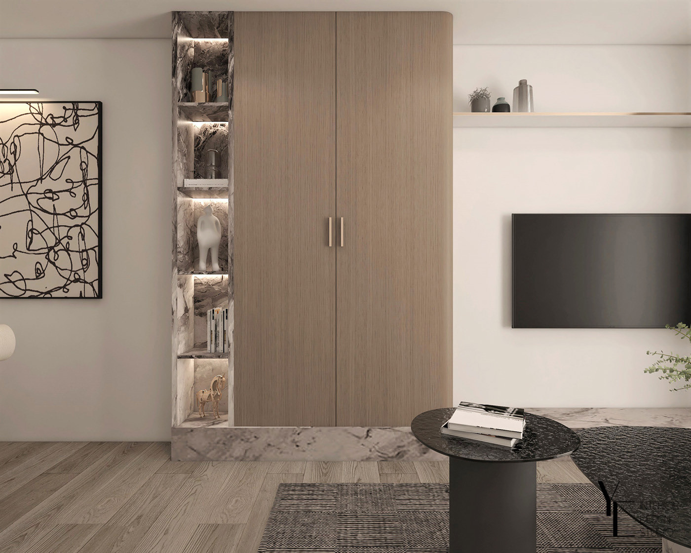 绿色公寓丨突尼斯丨YE INTERIOR-14