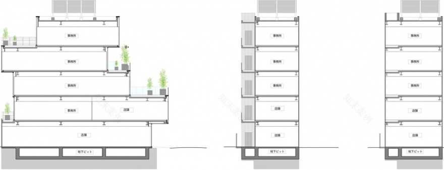 东京 ESCALIER 五番町办公楼 | 绿色阳台与城市景观相融-55