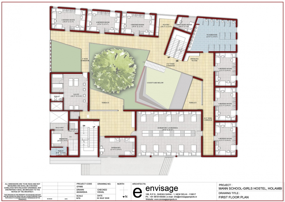 Mann 学校女生宿舍 | 绿色空间与现代设计完美融合-54