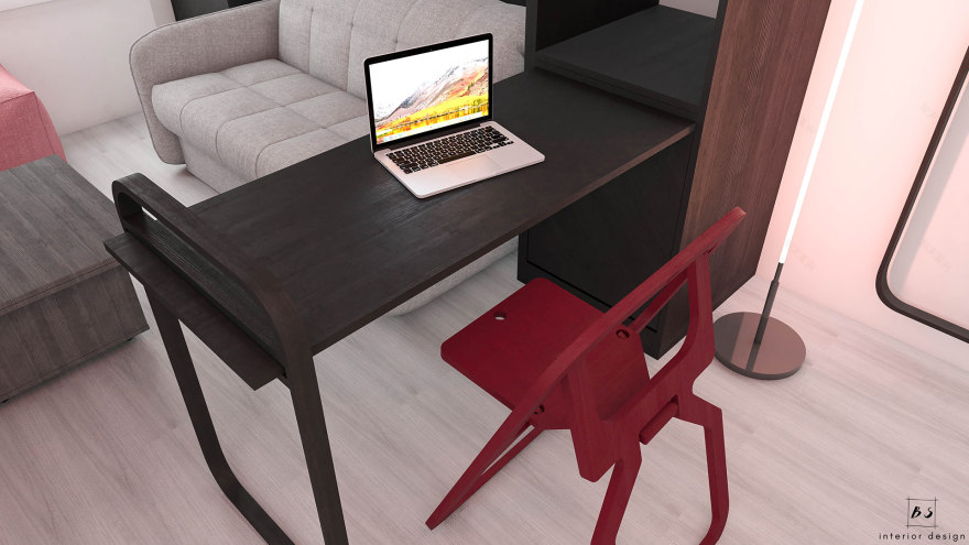 24 sqm Apartment Design in France-14