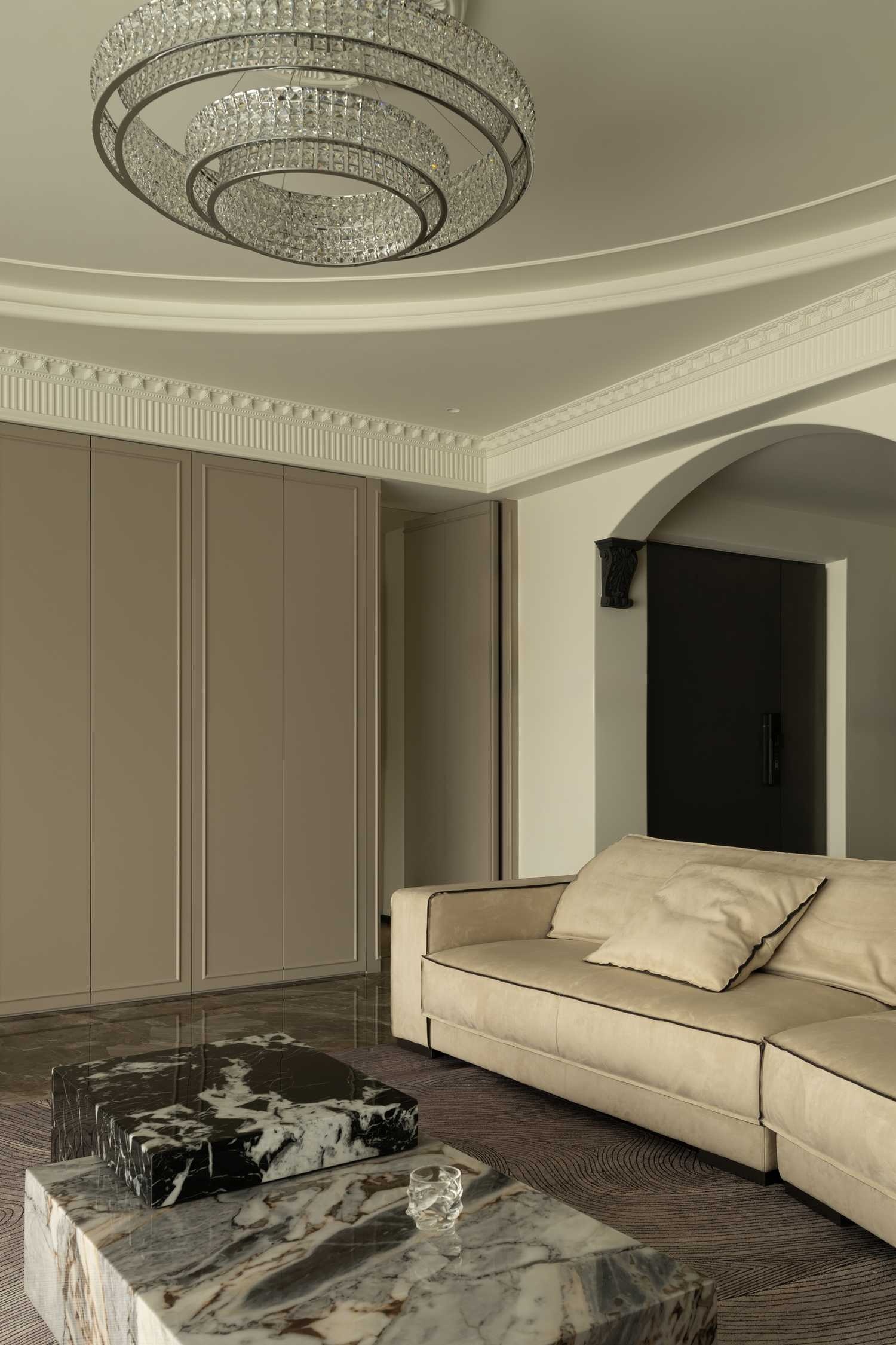 《栖羽》240㎡现代法式丨宏福樘设计-11