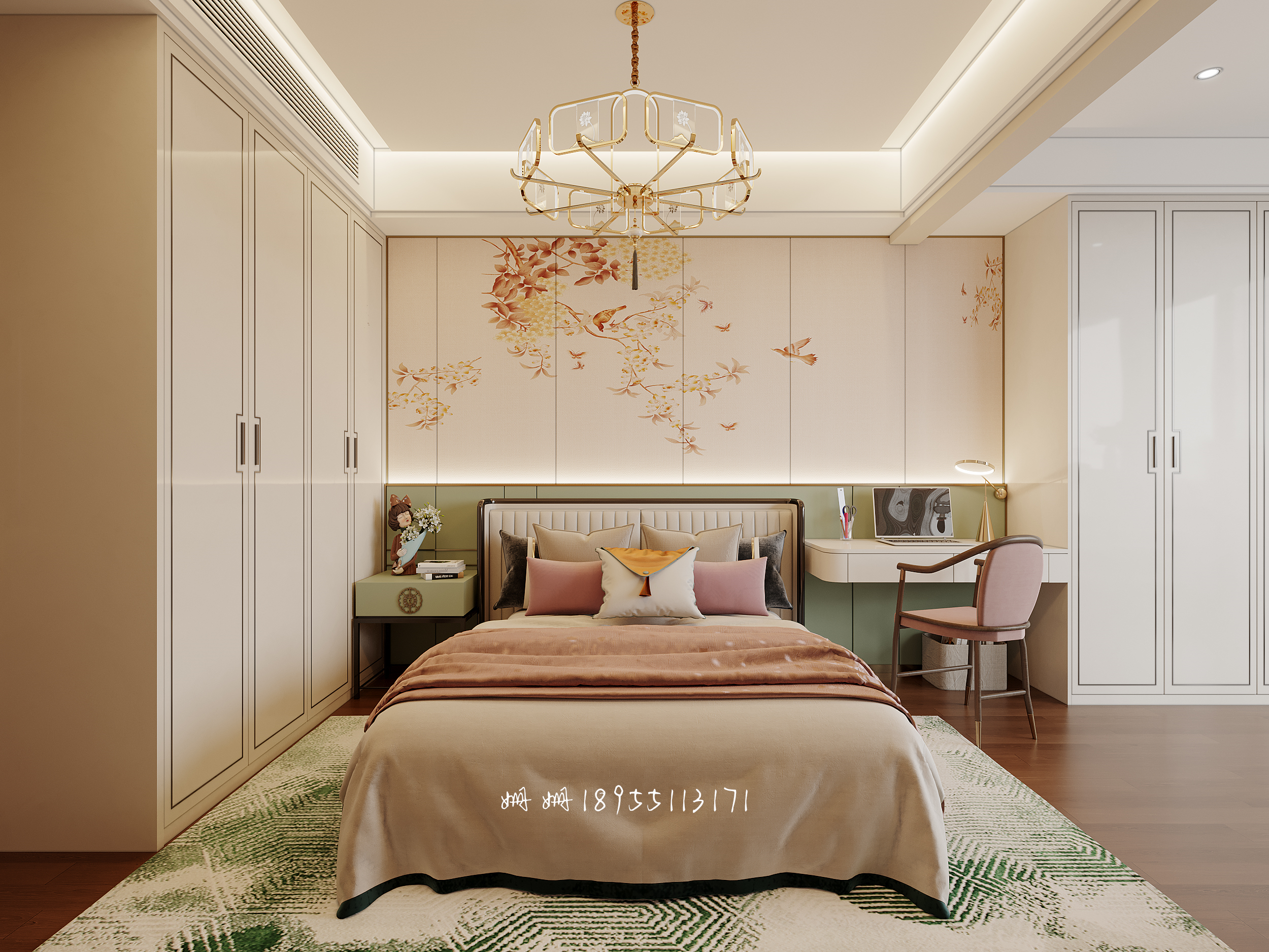 新中式轻奢大平层，重新定义都市光影中的东方美学-6