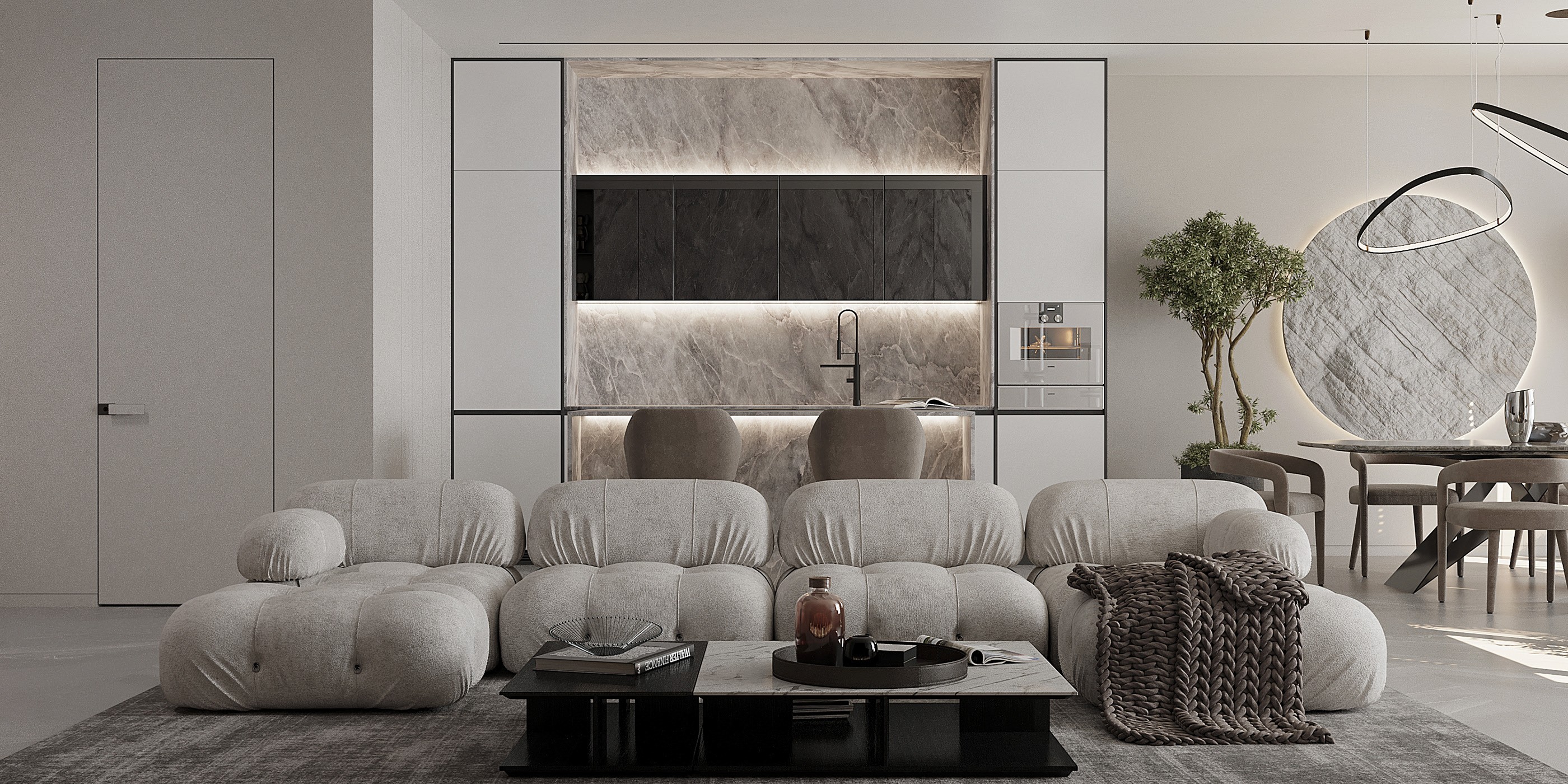 基辅160平，商务公寓设计！-2