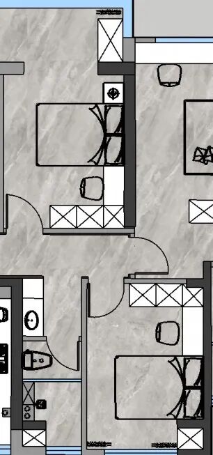 公益户型解析|本期：国樾滨江128平-三套方案，你喜欢保守型设计还是大刀阔斧？-62
