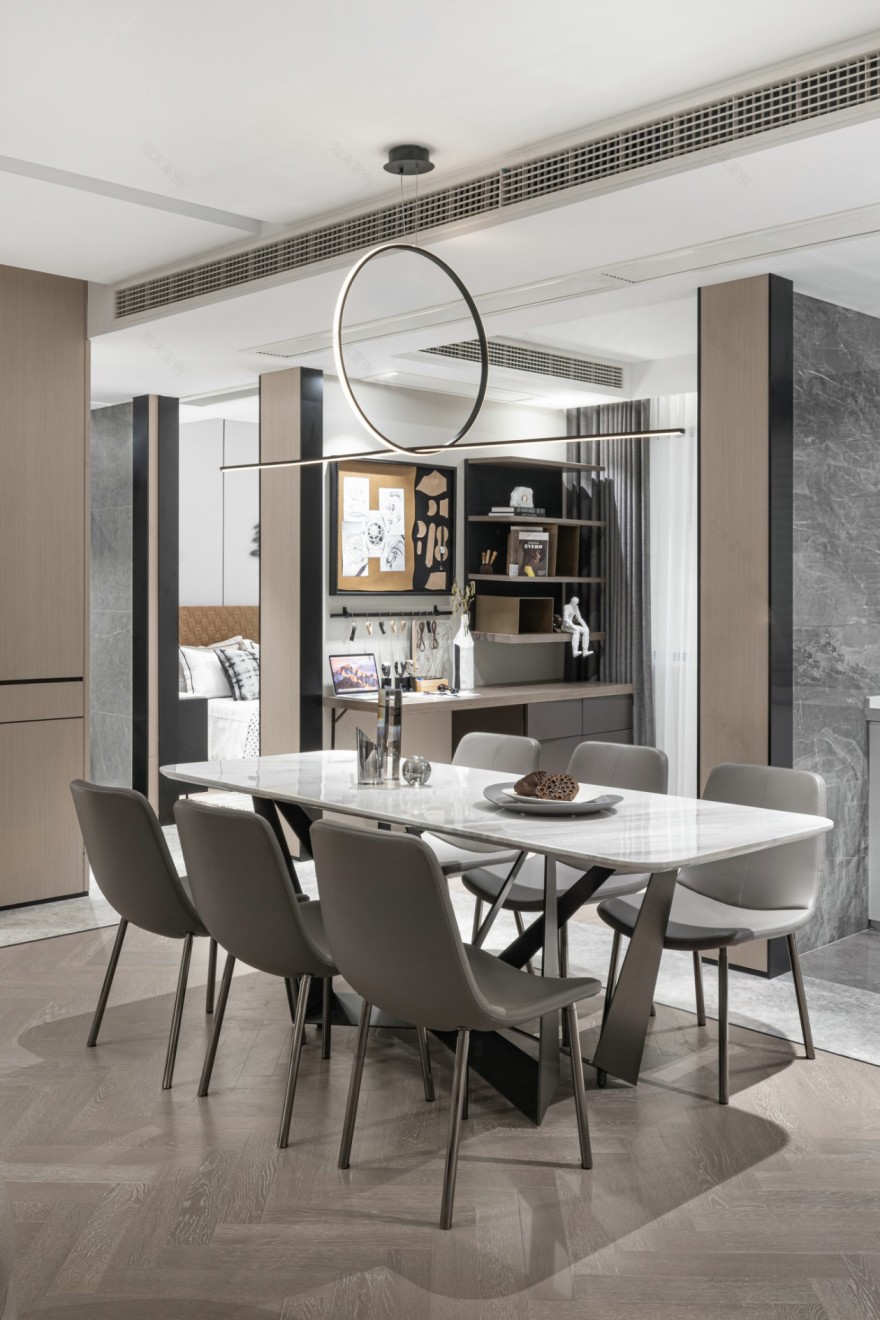 《岁月神偷》灵感打造,129㎡样板间诠释时间与情感共鸣-15