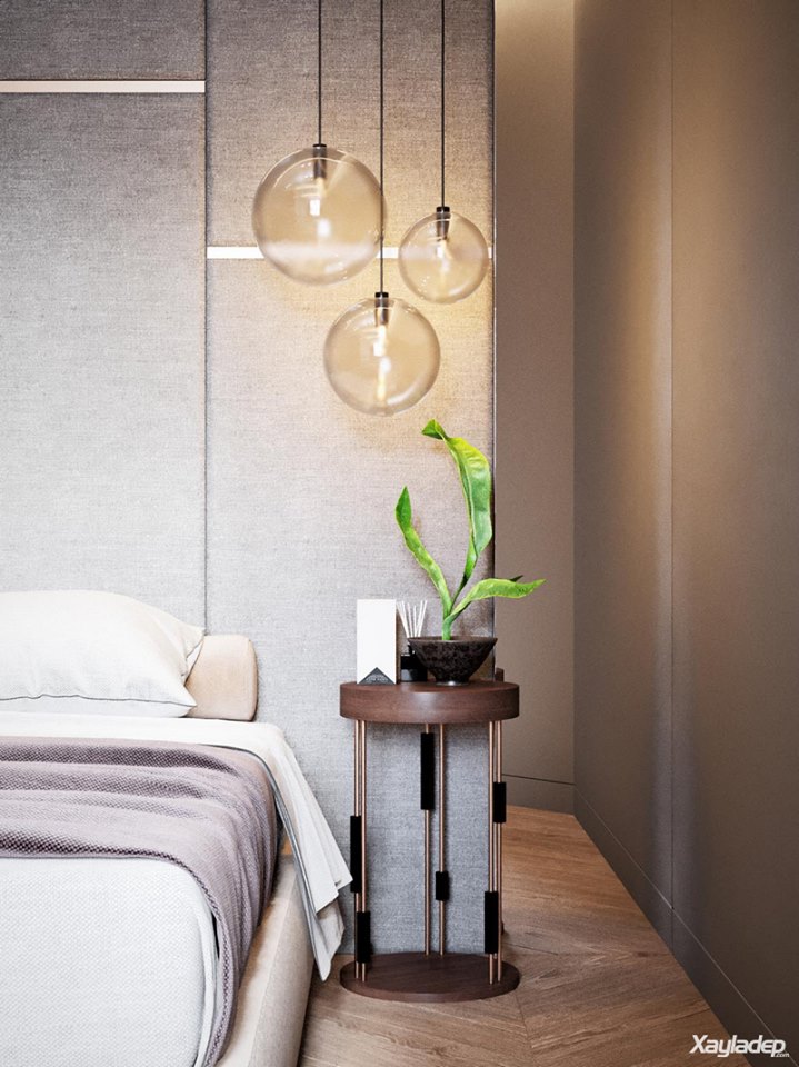 60m²现代精致公寓室内设计方案-39