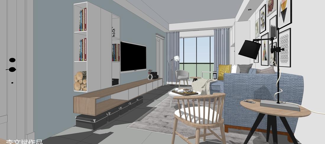 
北欧风格————刚需蓝色收纳风格 -8