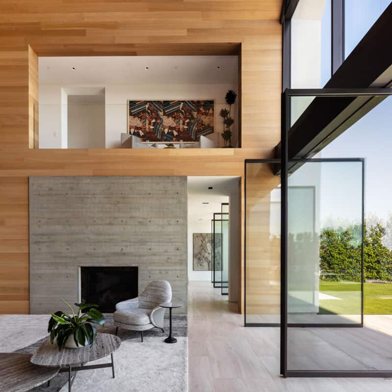 Fascinating minimalist home is cantilevered over the Los Angeles hills-17