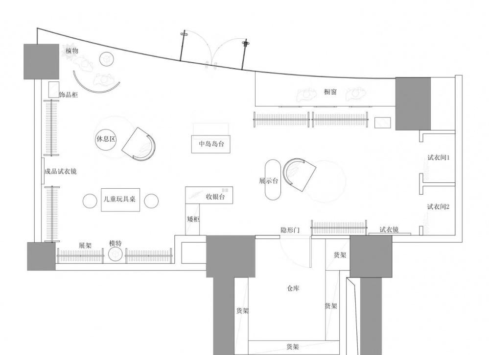 重塑更衣体验，揭秘 ISO 品牌服装店改造设计-0