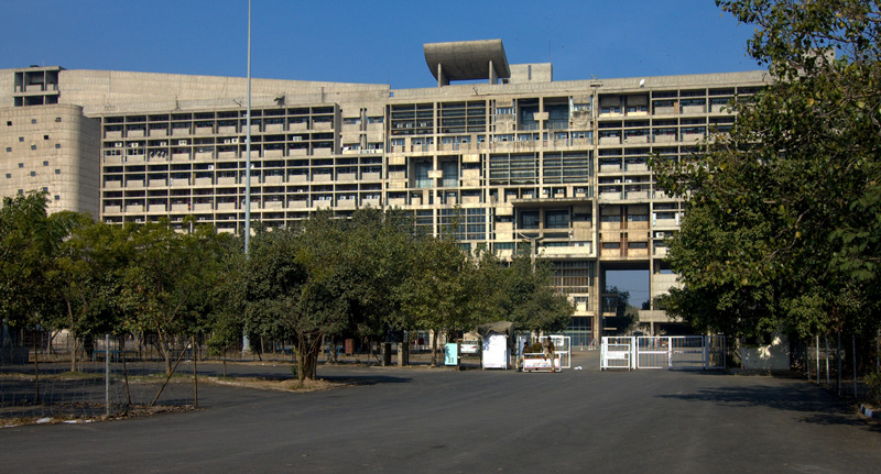 印度昌迪加尔秘书处大楼丨勒·柯布西耶（Le Corbusier）-25