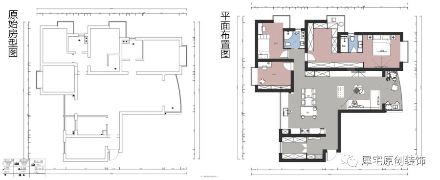 190 平五房改三房，极简台式风打造舒适大空间-10