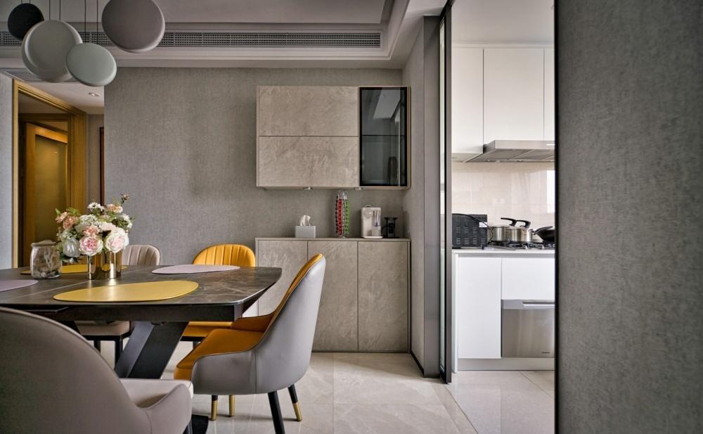 达恩大家居灰色++ 橙色打造时尚魅惑空间-14