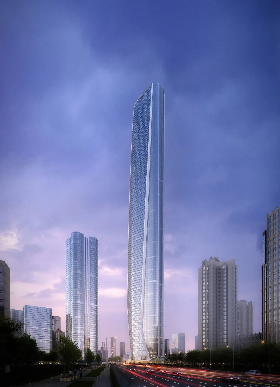 万达·西安 ONE 528 米超高层建筑设计丨中国西安丨WOWA 建筑设计事务所-15