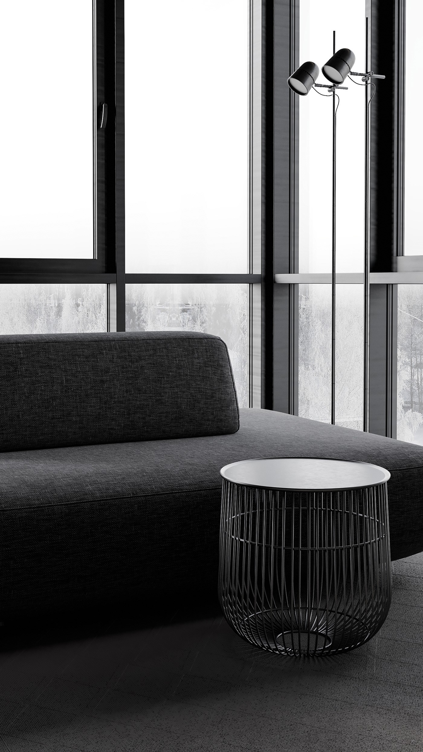 极简黑质感空间  打造精致沉稳住宅！-6