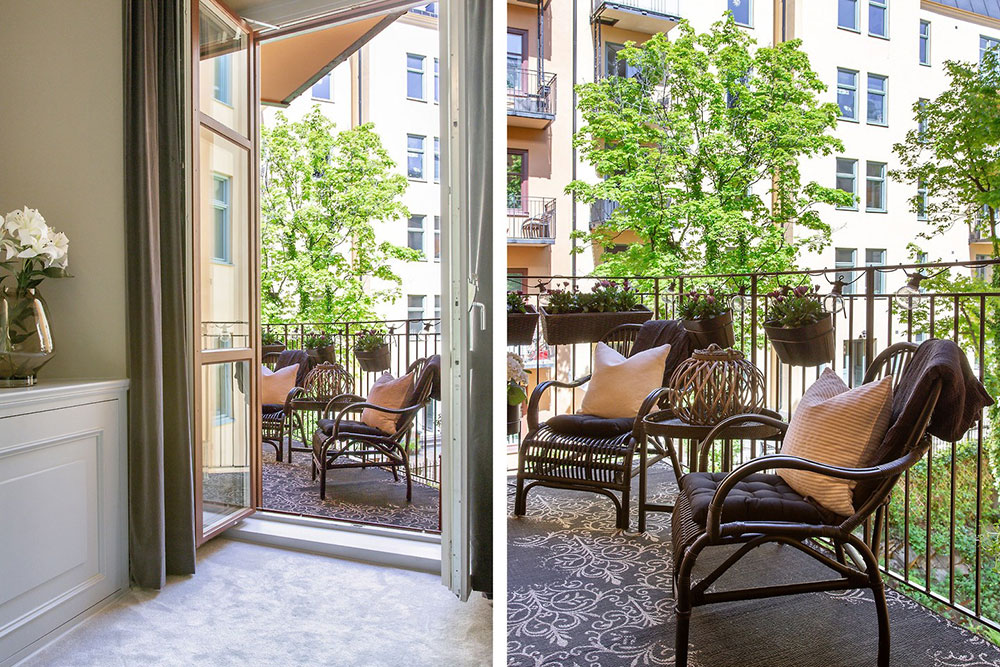 瑞典现代古典公寓的巧妙融合-29