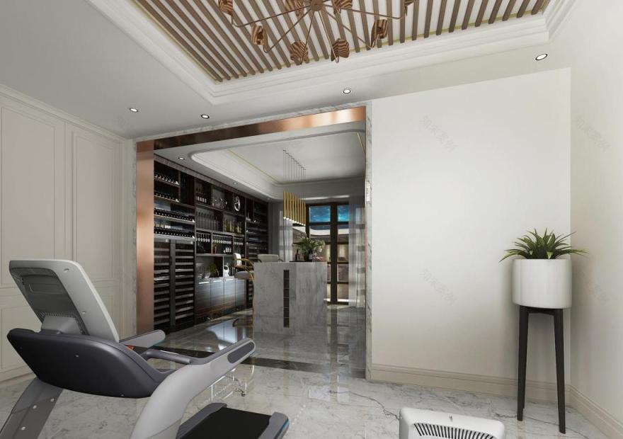 轻奢风打造自然与奢华的共生空间-8