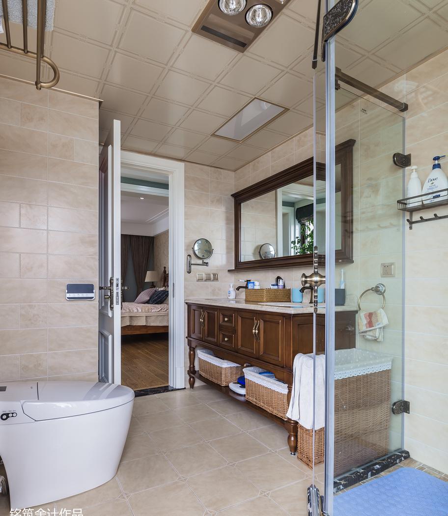 美式风格与日式榻榻米完美结合的家-18