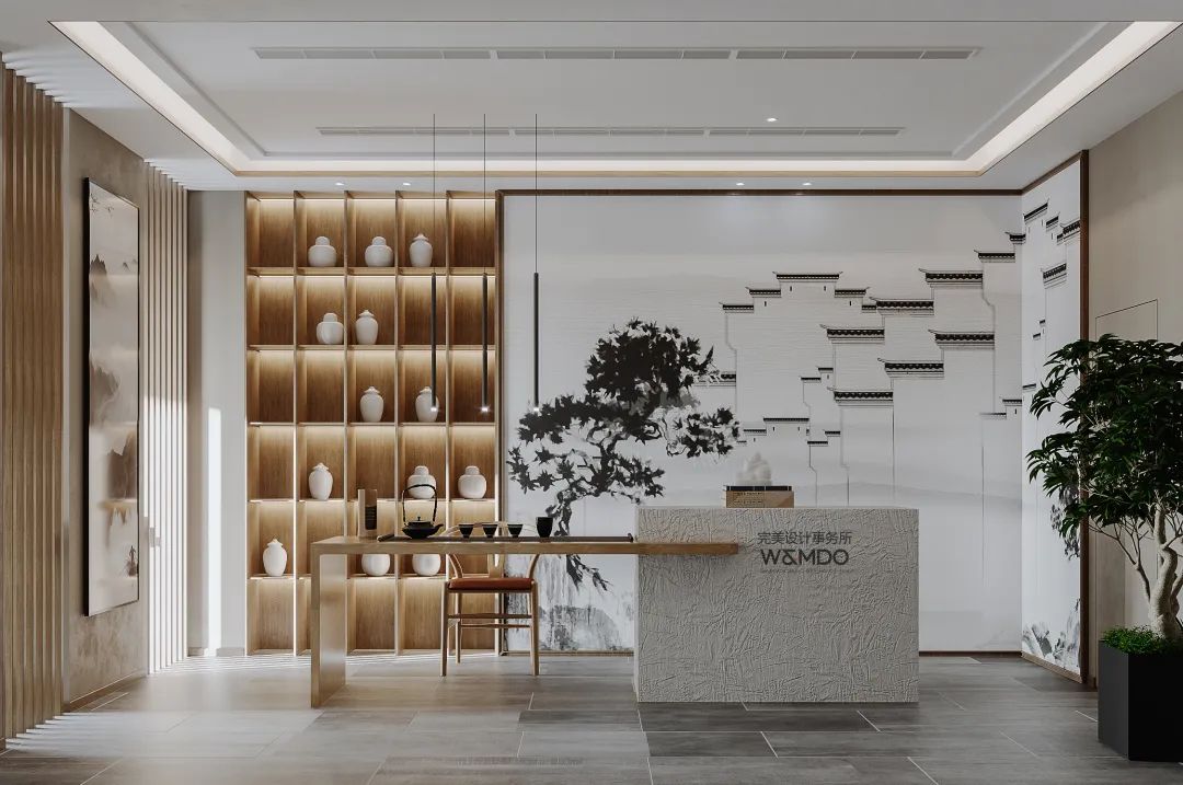 禅意茶楼 · 自然与人文共生的诗意图景丨中国乐山丨本岸-11