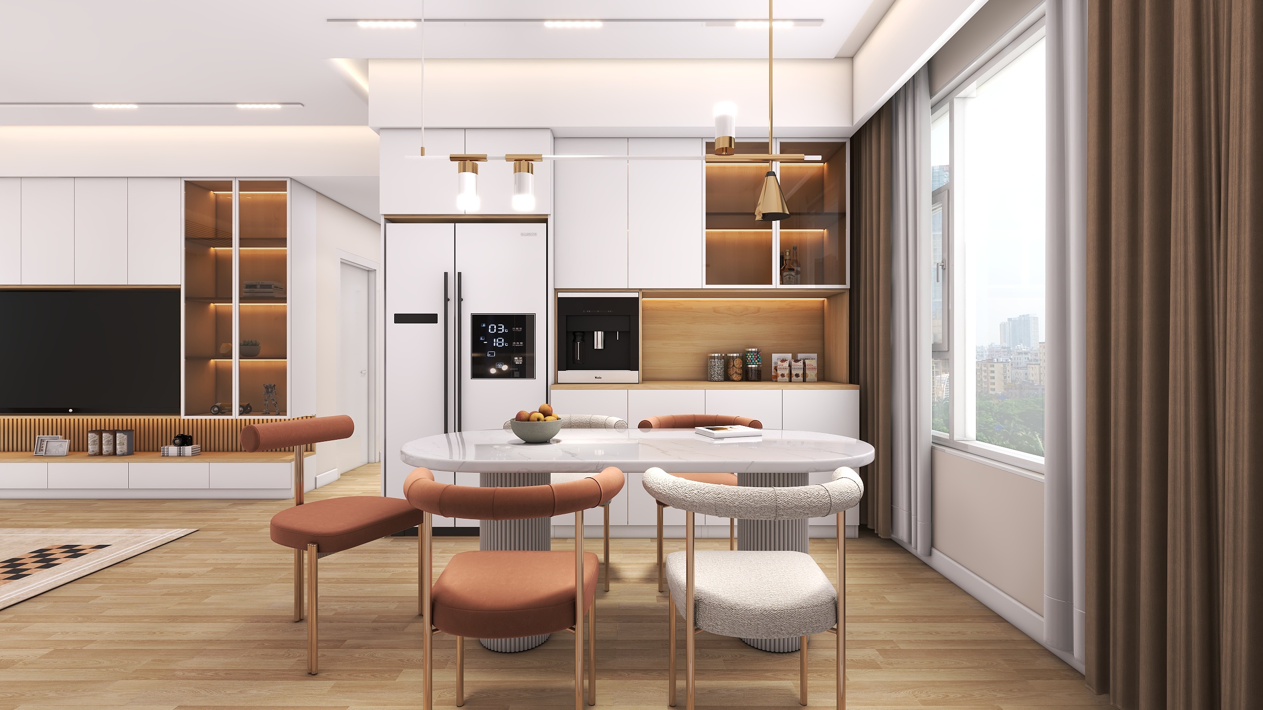 四川邻水星辰壹号（105平方现代简约三居室）-21