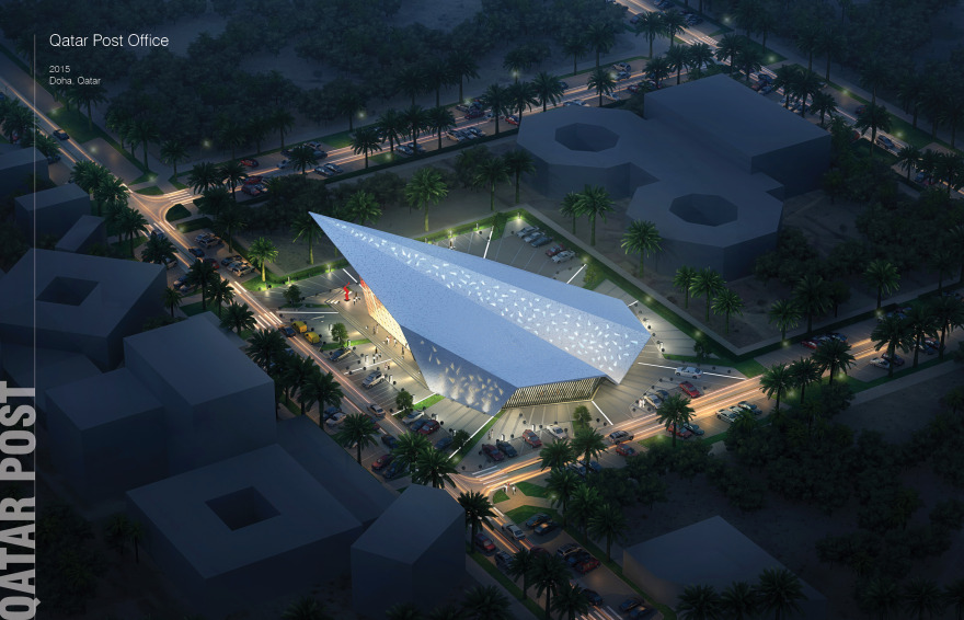卡塔尔邮局设计展现现代风格-0