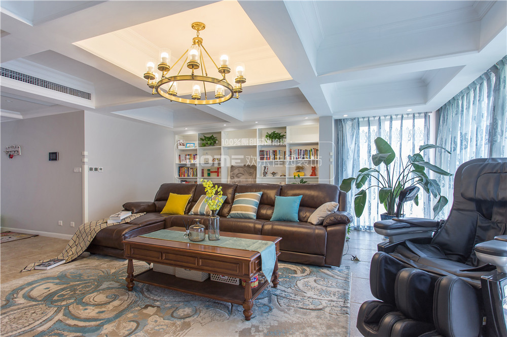 成都观城 220 平简约美式装修，家庭温馨空间设计-26