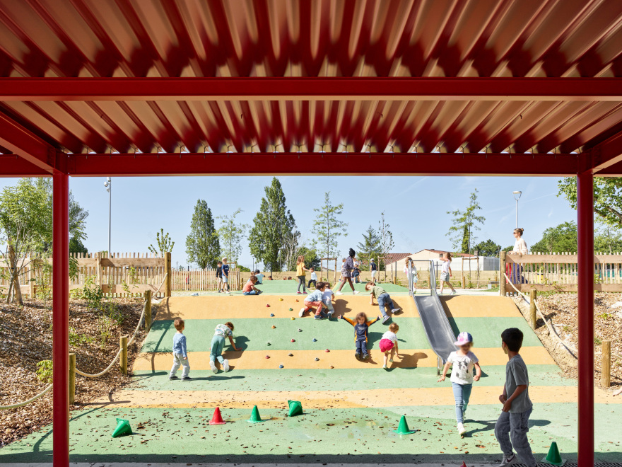 此处 Comple· 可能拼写有误,推测可能是 Complex 如果是 School Complex of the Olive Tree ,可翻译为橄榄树学校园区 丨法国丨GGR architectes-30