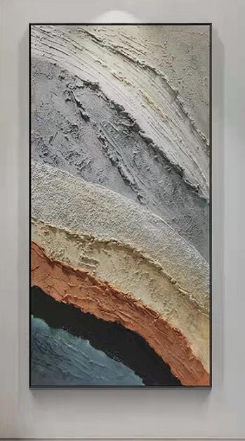 分享几幅肌理画-1