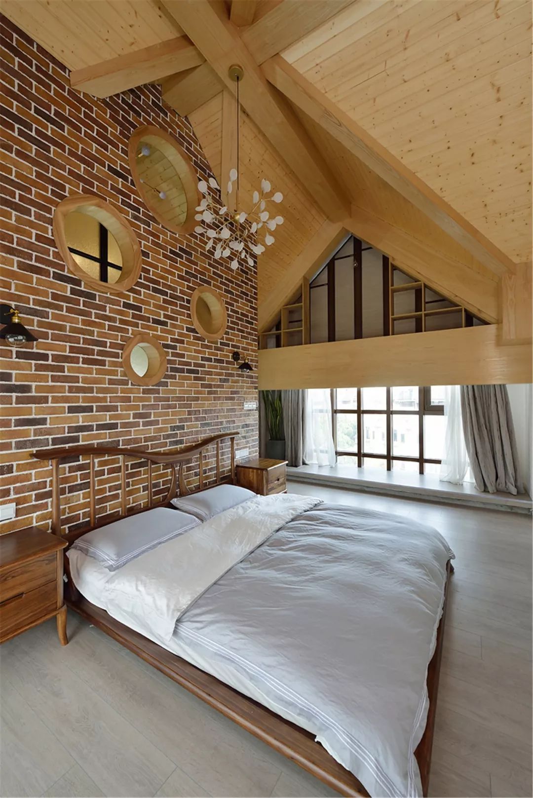 130㎡自然风复式  城市空间设计-74