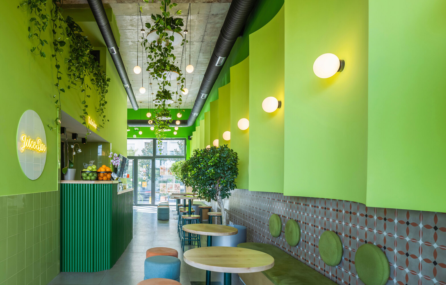 Green&Protein Podgorica 餐饮空间设计丨波德戈里察丨Maden Group-7