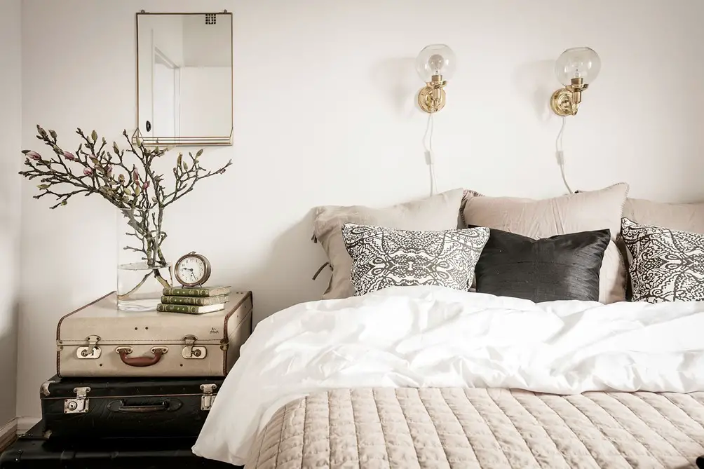 瑞典黄金光线中的土色民族风公寓-17