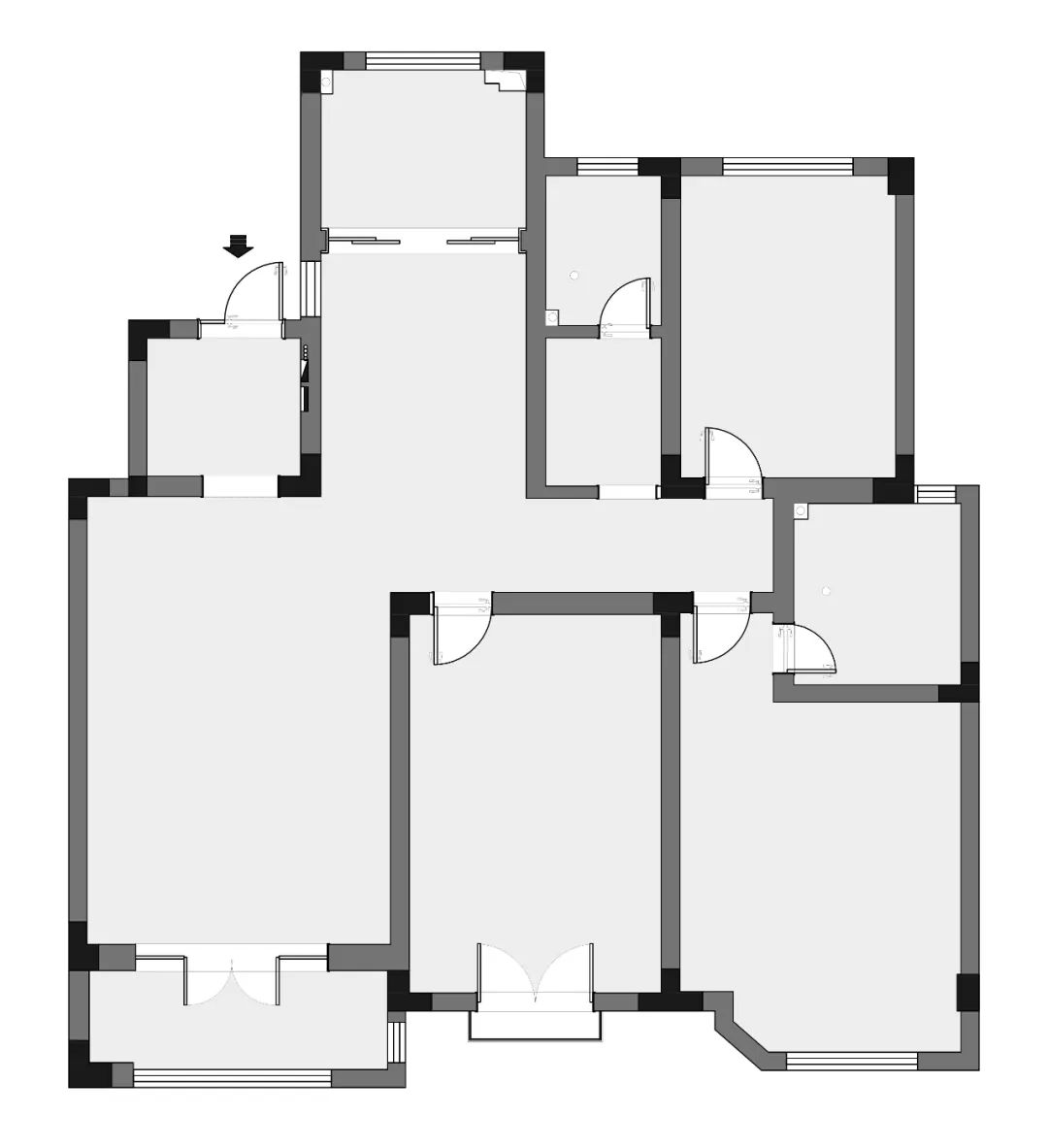 伊顿花园旧房改造丨晓安设计-2