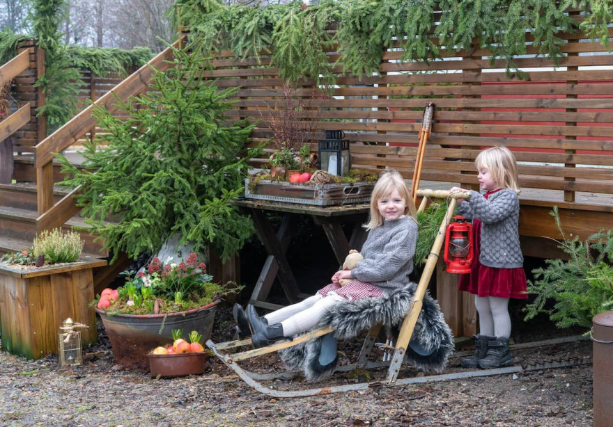 瑞典 18 世纪农场 house 的温馨圣诞-12