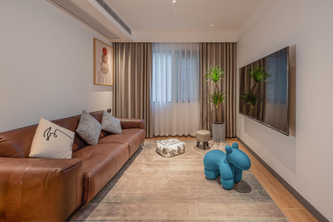 原木极简,去客厅化的温馨家居丨中国长沙丨周笙笙建筑装饰设计-8