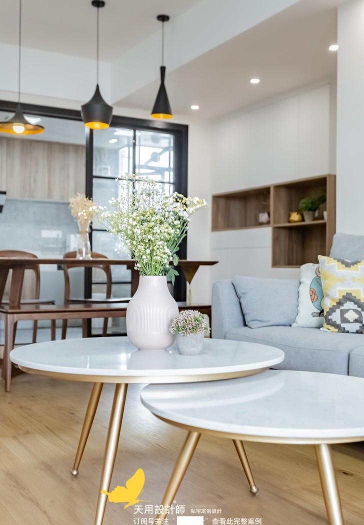 116 平北欧风三房 | 温馨舒适,橙蓝对比色增添惊喜-15