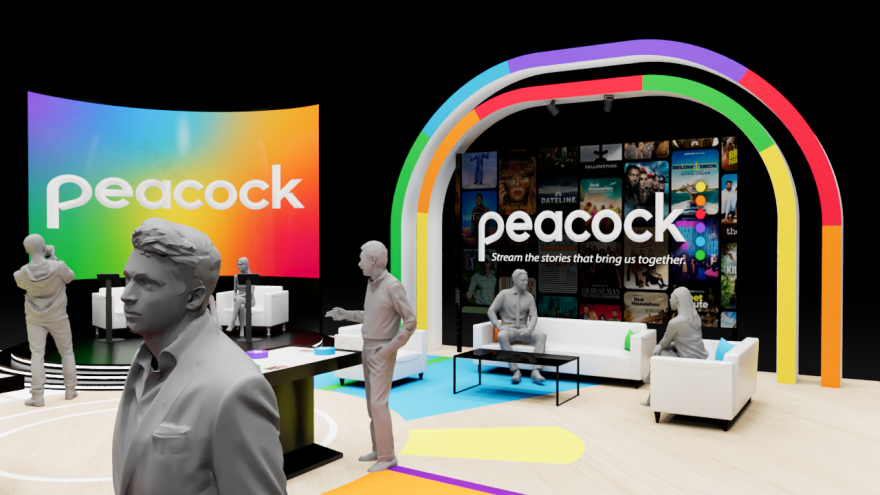 Peacock品牌展览展位设计-4