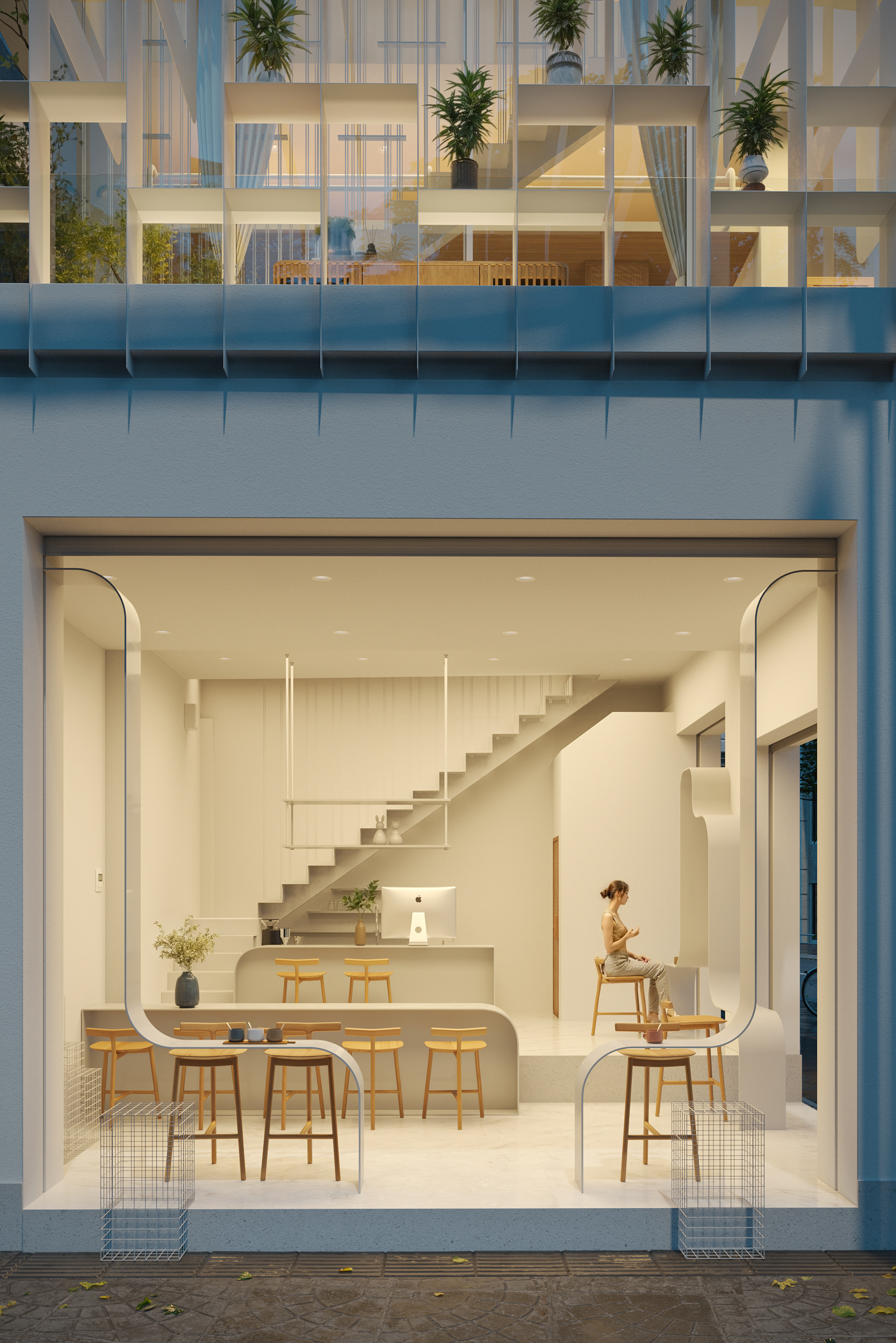 添姆咖啡店与家居店丨越南丨Nguyen Khai Architects & Associates-7