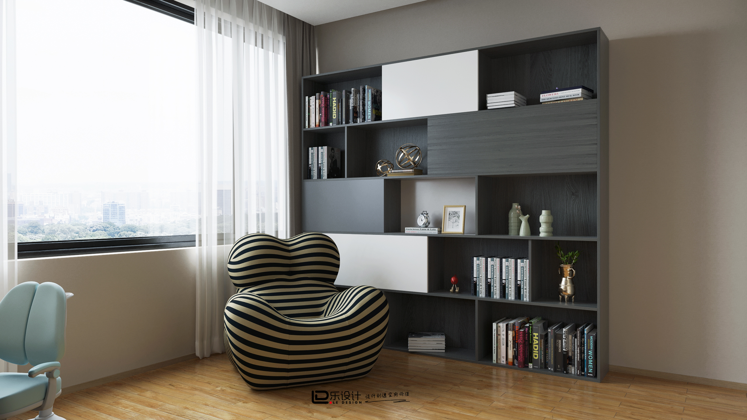 皓玉府美式极简居住空间设计丨中国杭州丨LD 设计-65