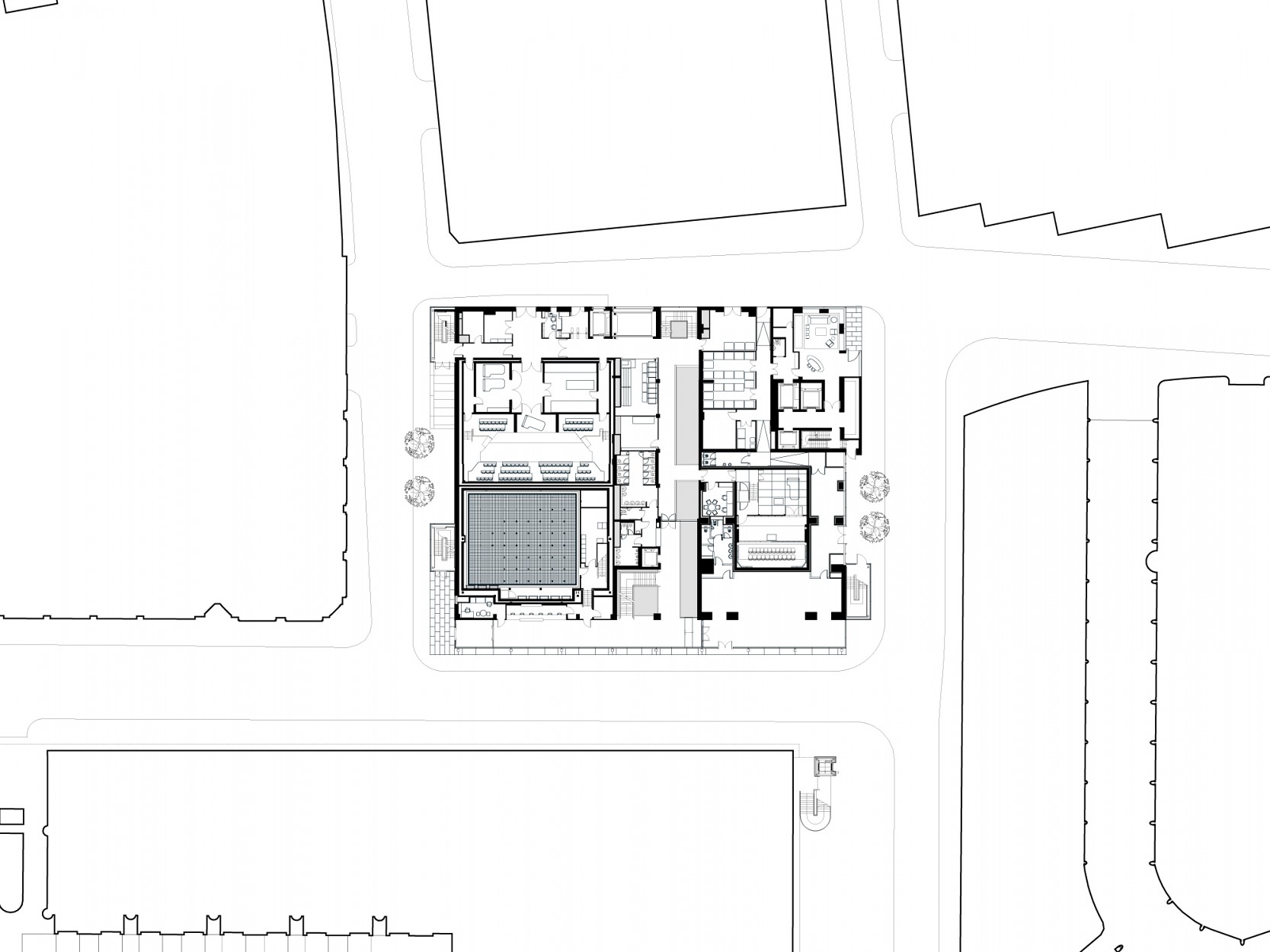 米尔顿庭院，苍鹭大厦（注：The Heron直译为苍鹭，这里结合一般建筑命名习惯处理为苍鹭大厦，若有更合适的背景信息可进一步精准翻译） 丨英国伦敦丨David Walker Architects,RHWL等-42