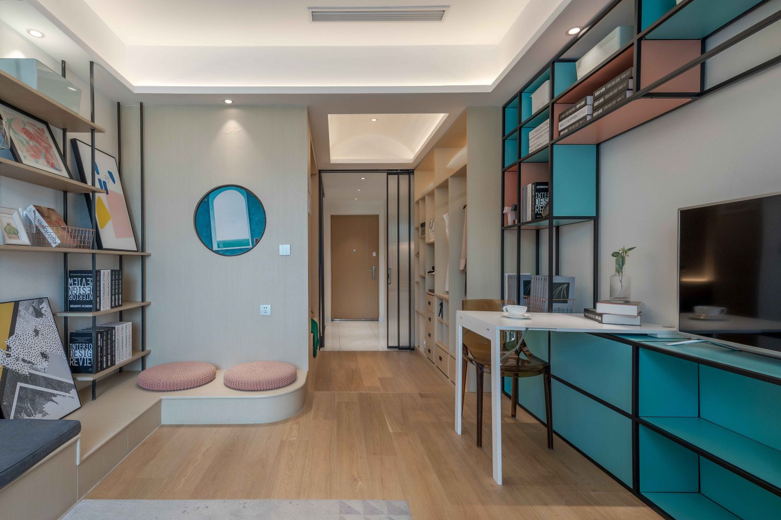 大胆撞色公寓丨中国周口丨运成设计-8