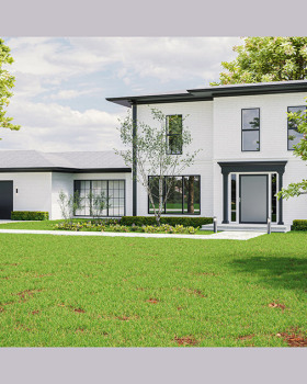 Modern Residential Exterior Visualization