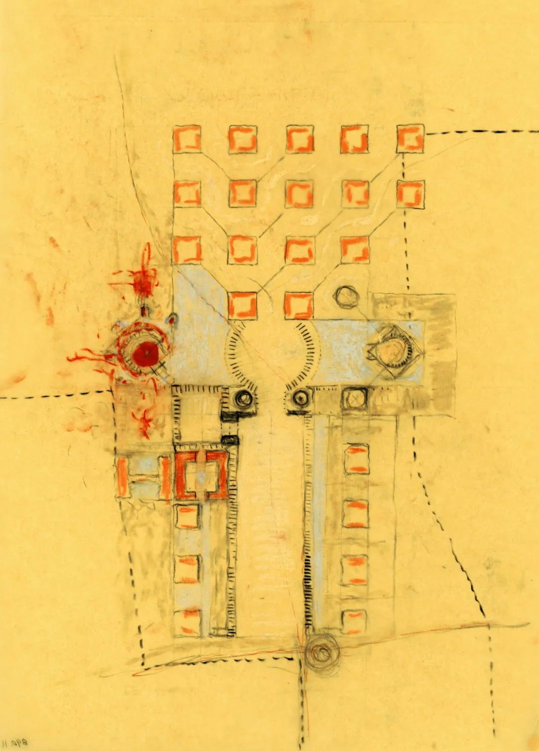 路易斯·康的建筑绘画-123