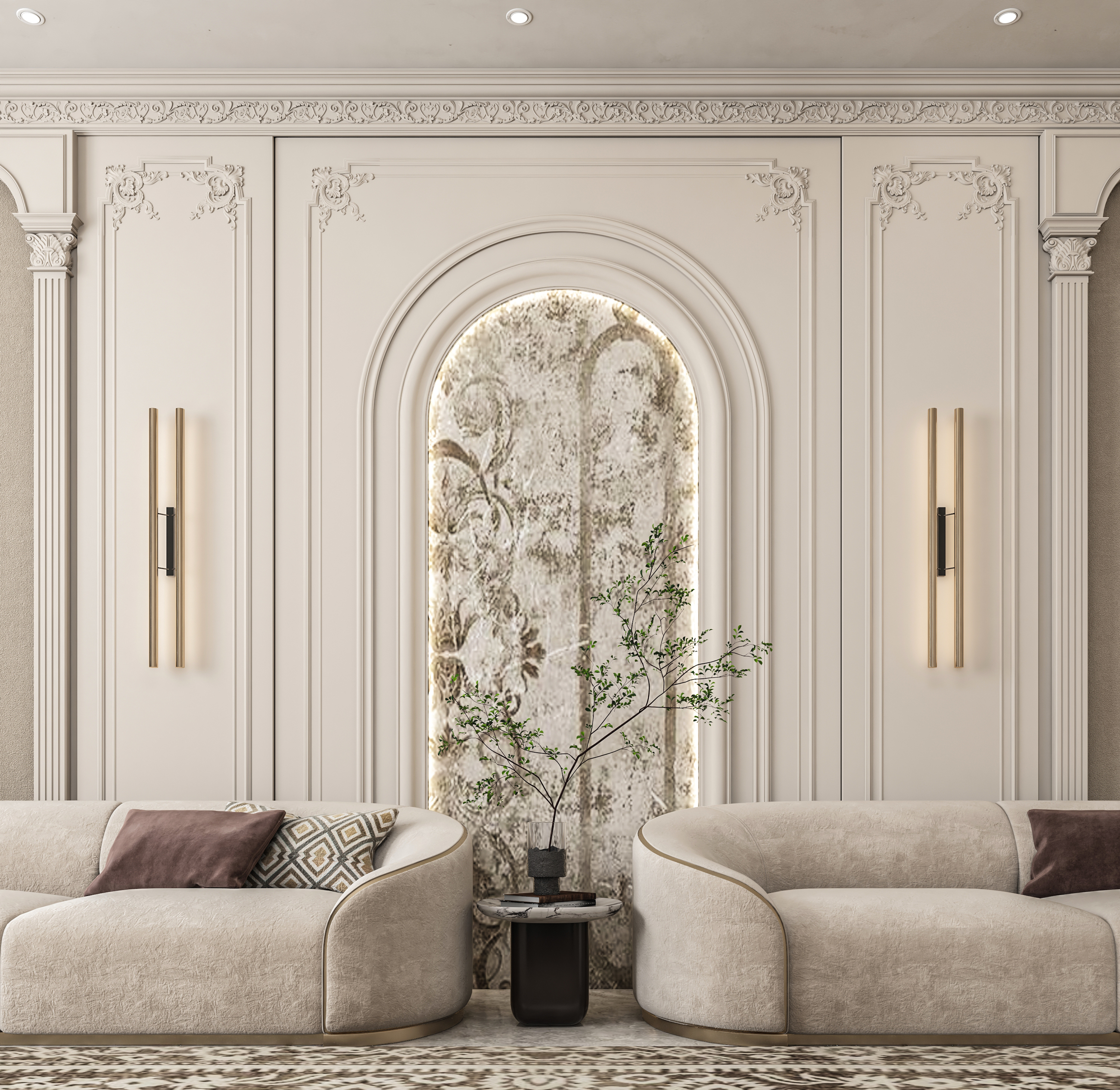 CLASSIC RECEPTION DESIGN -Located in Kuwait-1